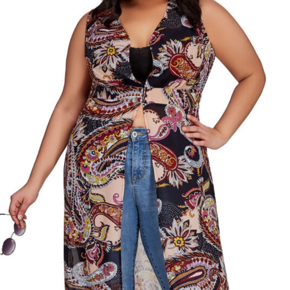 Sleeveless Duster